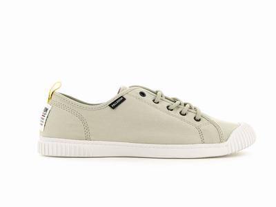 Zapatillas Palladium EASY LACE CANVAS Mujer Dune | Ecuador-37589