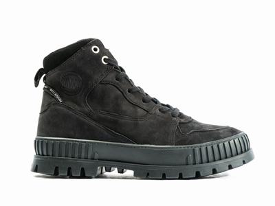 Zapatillas Palladium PALLASHOCK HI SNK Mujer Negras | Ecuador-12806