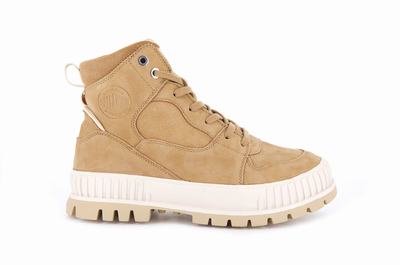 Zapatillas Palladium PALLASHOCK HI SNK Mujer Marrones | Ecuador-81029