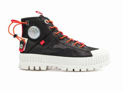 Zapatillas Palladium PALLASHOCK MID TICKET TO EARTH Mujer Negras Negras | Ecuador-02694