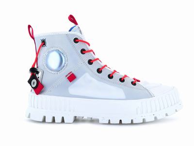 Zapatillas Palladium PALLASHOCK MID TICKET TO EARTH Hombre Blancas | Ecuador-12973