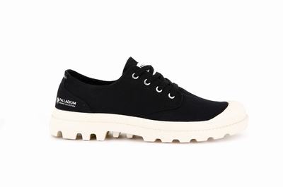 Zapatillas Palladium PAMPA OXFORD ORGANIC II Mujer Negras | Ecuador-23641