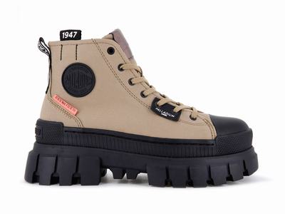 Zapatillas Palladium REVOLT HI TX Mujer Verde Oliva | Ecuador-83961