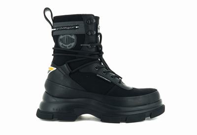 Zapatos Altas Palladium GAO EVA HIGH BOOT Hombre Negras | Ecuador-37609