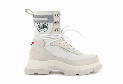 Zapatos Altas Palladium GAO EVA HIGH BOOT Hombre Blancas | Ecuador-58721