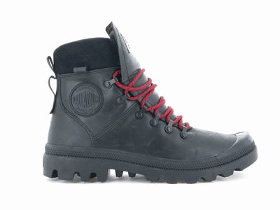 Zapatos Altas Palladium LEGION HIKER Hombre Negras | Ecuador-58364