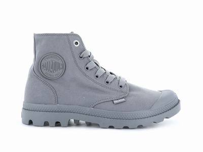 Zapatos Altas Palladium MONO CHROME Mujer Gris | Ecuador-96432