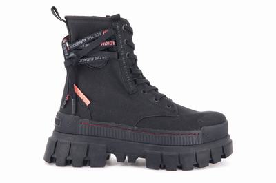 Zapatos Altas Palladium REVOLT BOOT TX Mujer Negras | Ecuador-61935