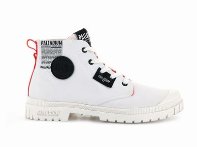 Zapatos Altas Palladium SP20 OVERLAB Hombre Blancas | Ecuador-02681