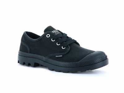 Zapatos Bajos Palladium PAMPA OXFORD Hombre Negras | Ecuador-08975