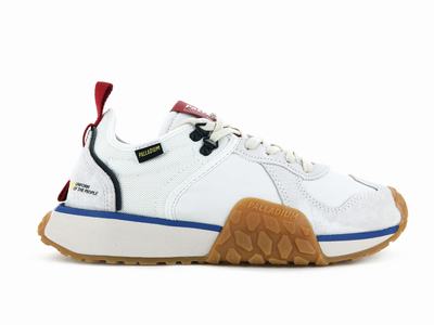 Zapatos Bajos Palladium TROOP RUNNER Hombre Blancas | Ecuador-14782